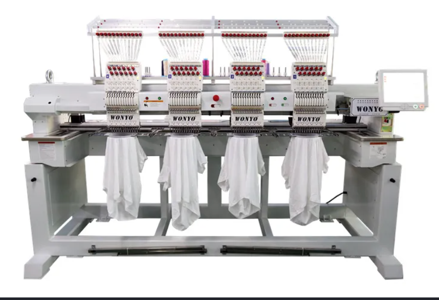 4 Heads 9 Needles Embroidery Machine